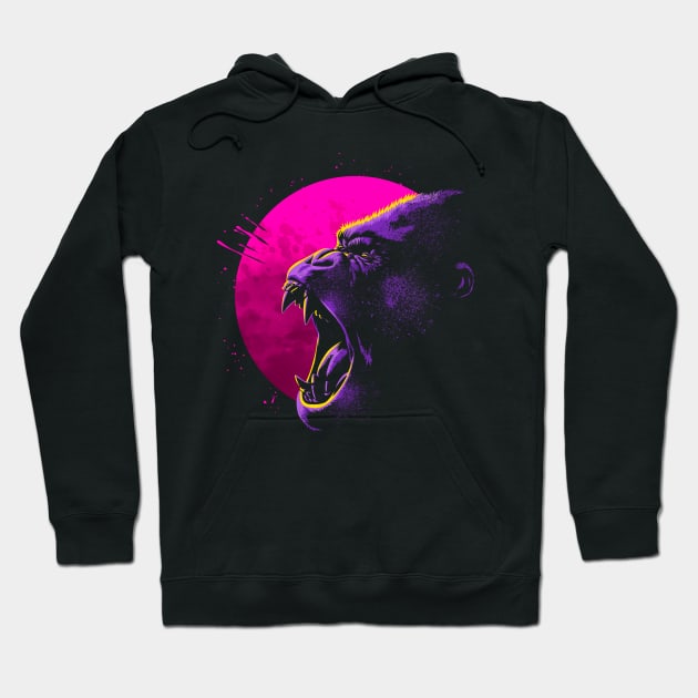 Purple Gorilla Hoodie by albertocubatas